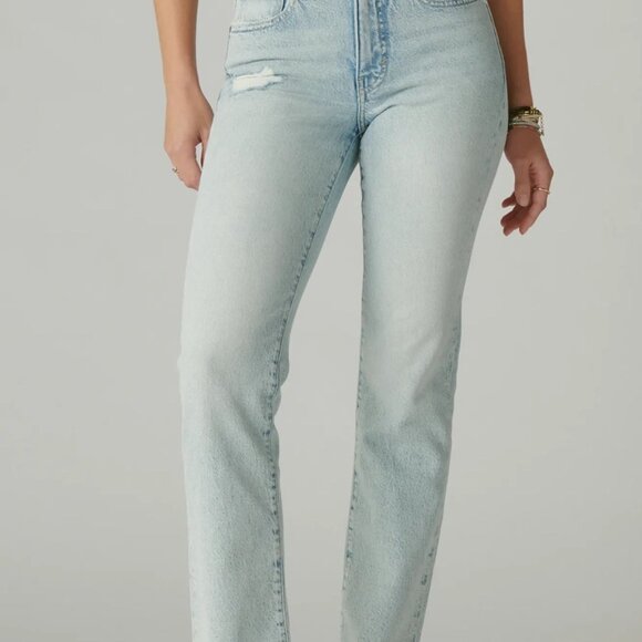 Lucky Brand Denim - Lucky Brand Light Blue Straight Leg Jeans